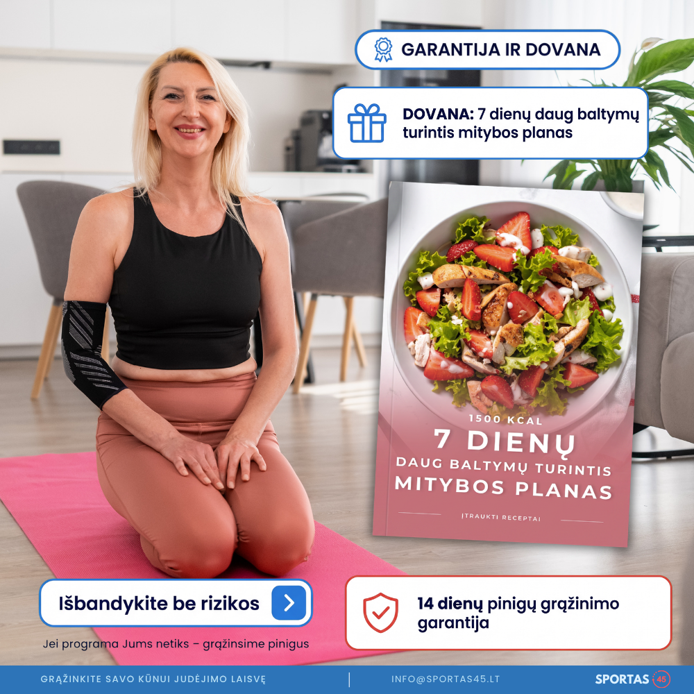 28 Dienų Judėjimo Iššūkis 45+ Amžiaus Žmonėms | Rugsėjo 7 d.
