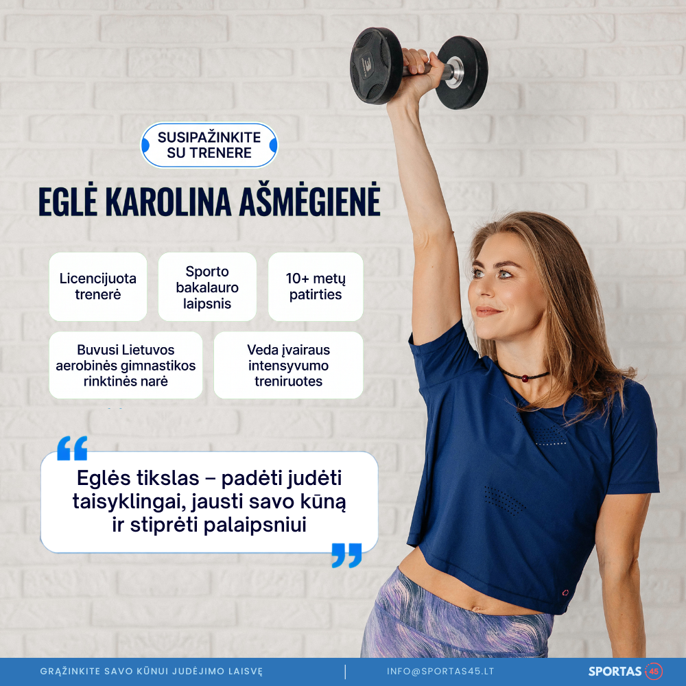 21 Dienos Kūno Stiprinimo Iššūkis su Trenere Egle Karolina Ašmėgiene