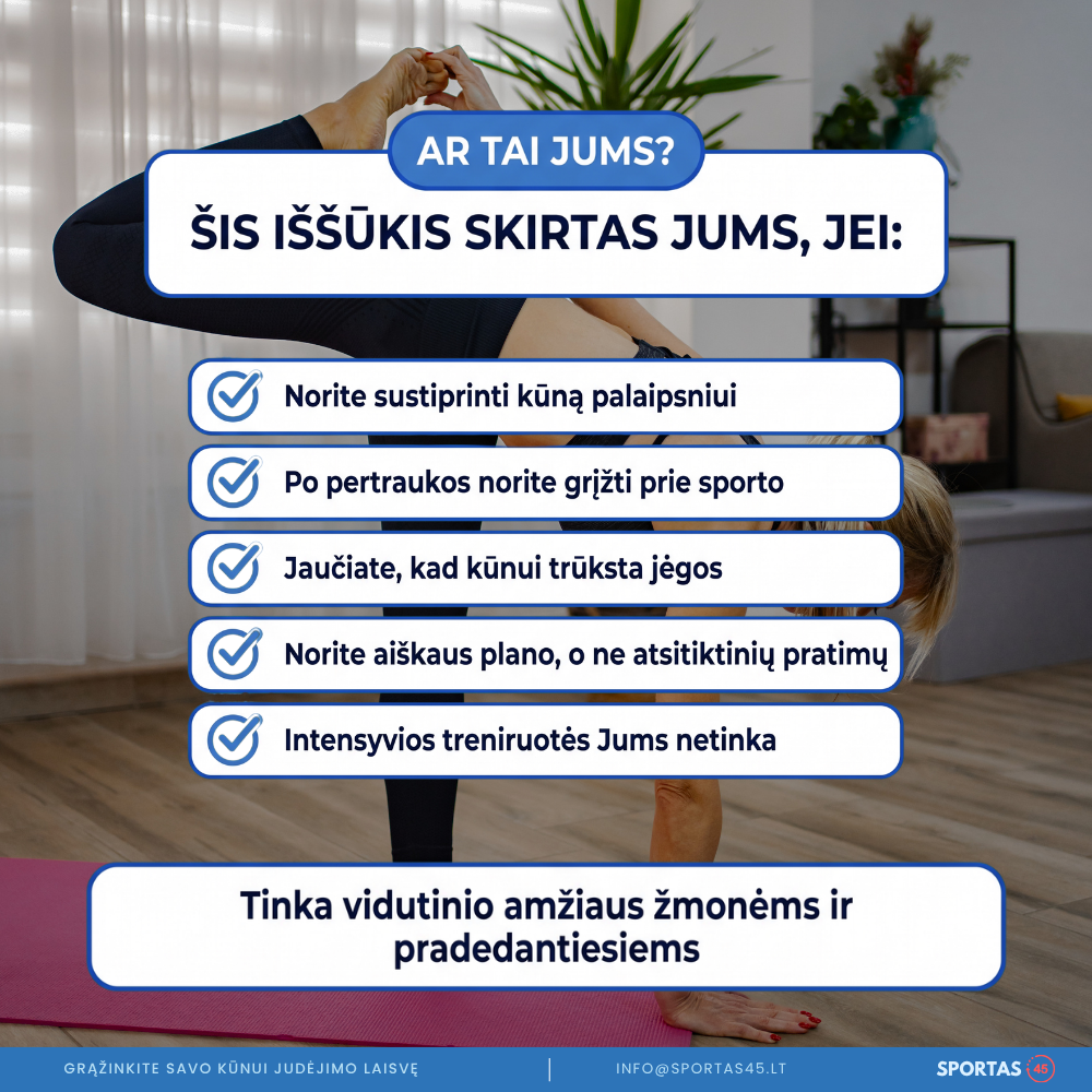 28 Dienų Pilates Iššūkis su Trenere Egle Karolina Ašmėgiene