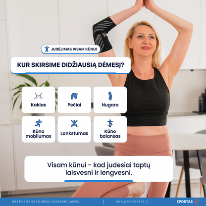 28 Dienų Judėjimo Iššūkis 45+ Amžiaus Žmonėms | Rugsėjo 7 d.