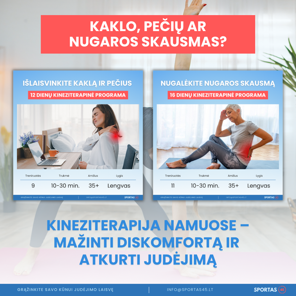 60 Dienų Judėjimo Programa Namuose – Lengvesniam Ir Stipresniam Kūnui