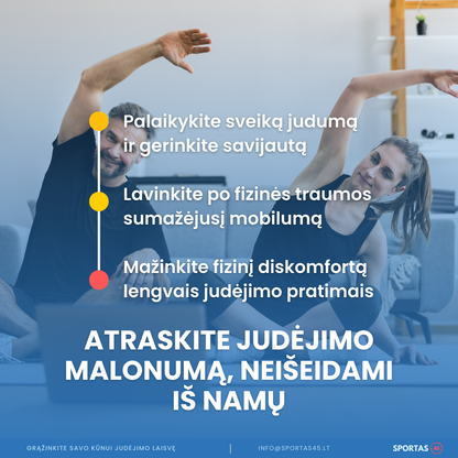 28 Dienų Judėjimo Iššūkis! 45+ Amžiaus Žmonėms – Vasaros Grupė