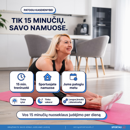 28 Dienų Judėjimo Iššūkis 45+ Amžiaus Žmonėms | Rugsėjo 7 d.