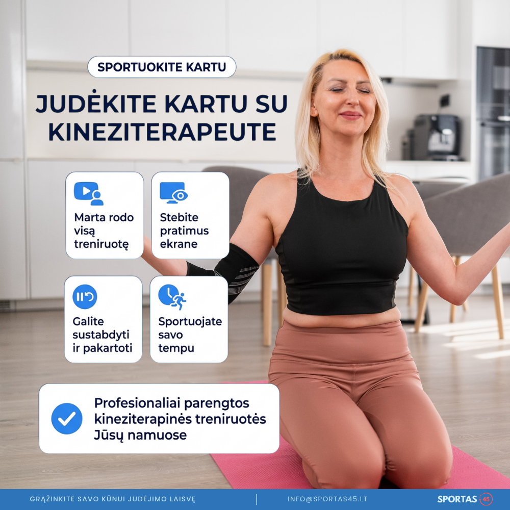 28 Dienų Judėjimo Iššūkis 45+ Amžiaus Žmonėms | Rugsėjo 7 d.