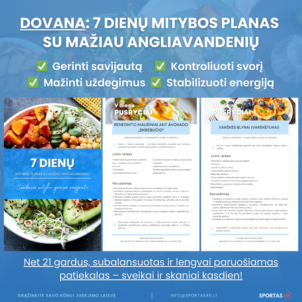 3 Programos Viename – 56 Treniruotės 35+