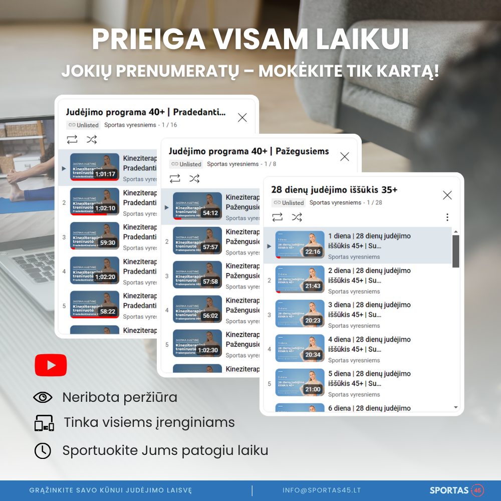 Judėjimo Programa Pažengusiems 35+ Amžiaus Žmonėms