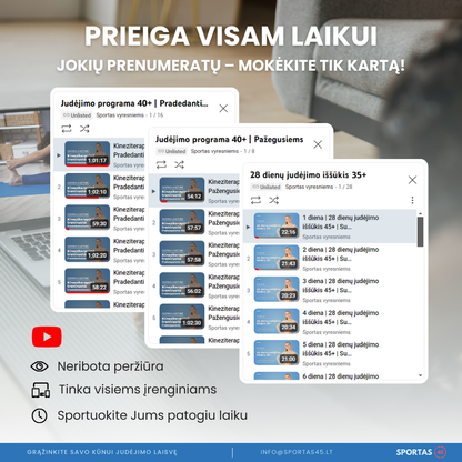 Judėjimo Programa Pažengusiems 35+ Amžiaus Žmonėms