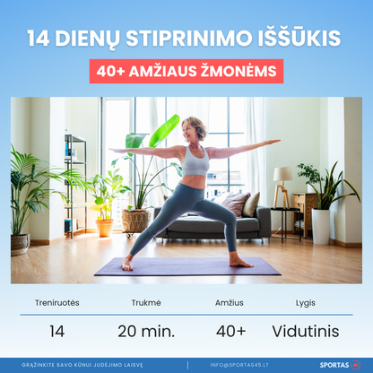 14 Dienų Kūno Stiprinimo Iššūkis | II dalis