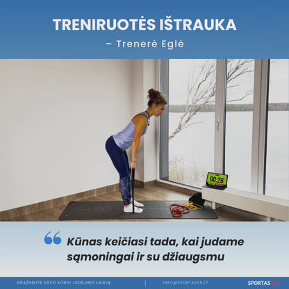 6 Savaičių Jėgos Iššūkis su Pasipriešinimo Gumomis